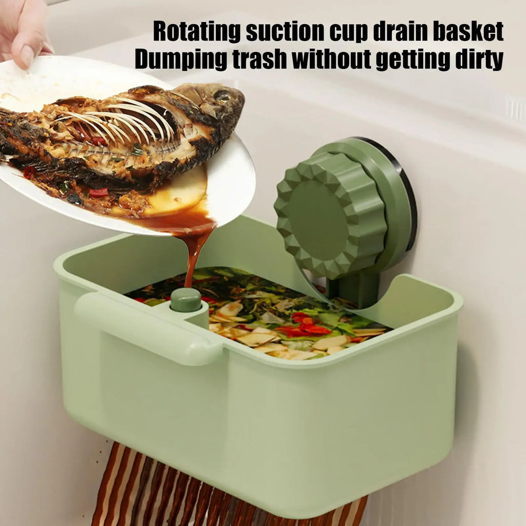 Sink Drain Strainer Basket with Suction Cup | Kitchen Filter Sink Strainer Basket PLUSH
