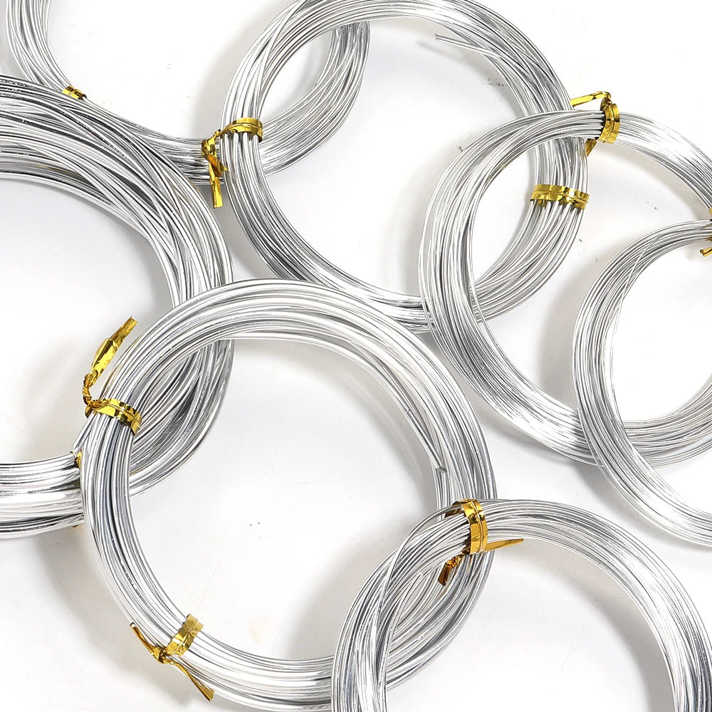 Silver Anodized Aluminum Wire Coil – DIY Jewelry & Crafts Jewelry Craft Wire PLUSH
