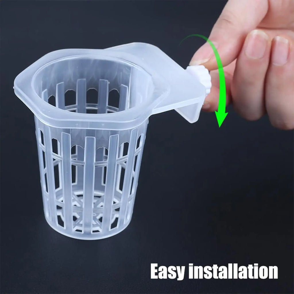 2-Pack Aquarium Plant Basket Holder | Fish Tank Hanging Cups Aquarium Plant Holder PLUSH