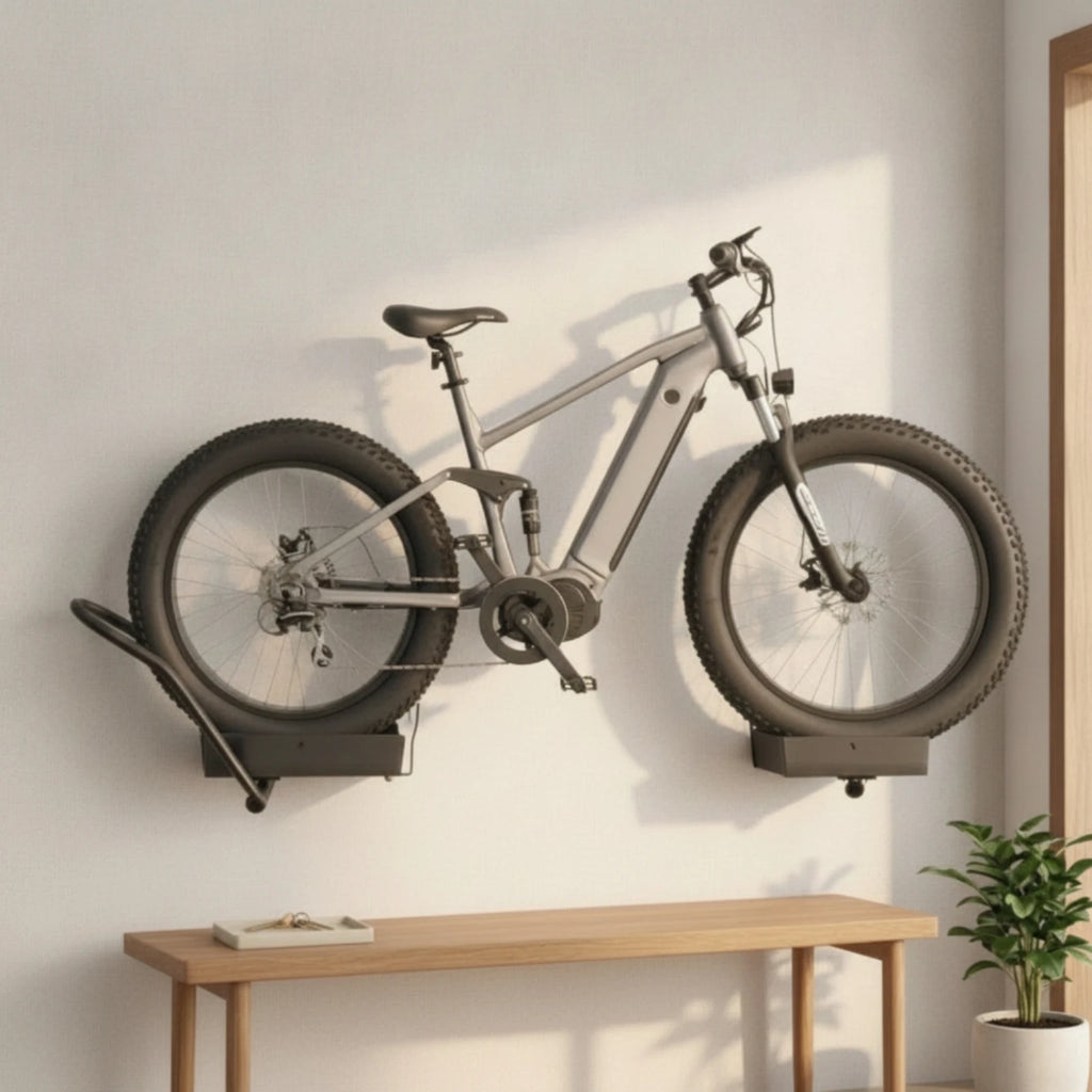 Wall Mount Bike Rack – Adjustable Hanger for 24–29" Cycles Bike Wall Mount PLUSH