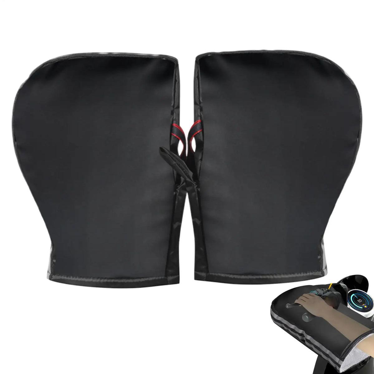 Winter Motorcycle Handlebar Muffs – Waterproof Scooter Gloves Handlebar Muffs PLUSH