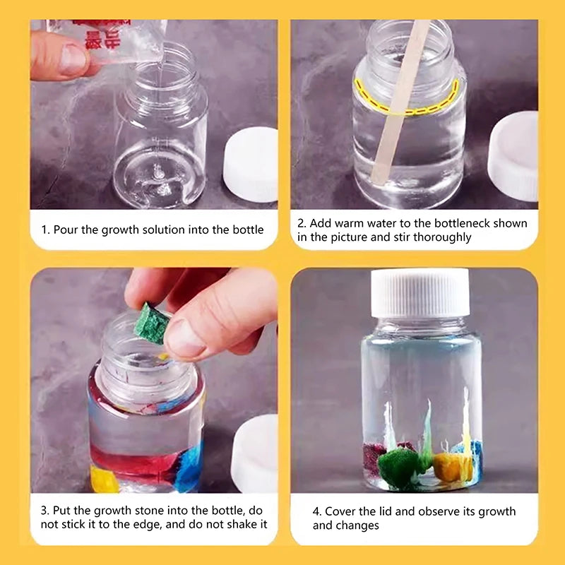 DIY Crystal Garden Science Kit – Magic Water Stone Experiment Crystal Science Kit PLUSH