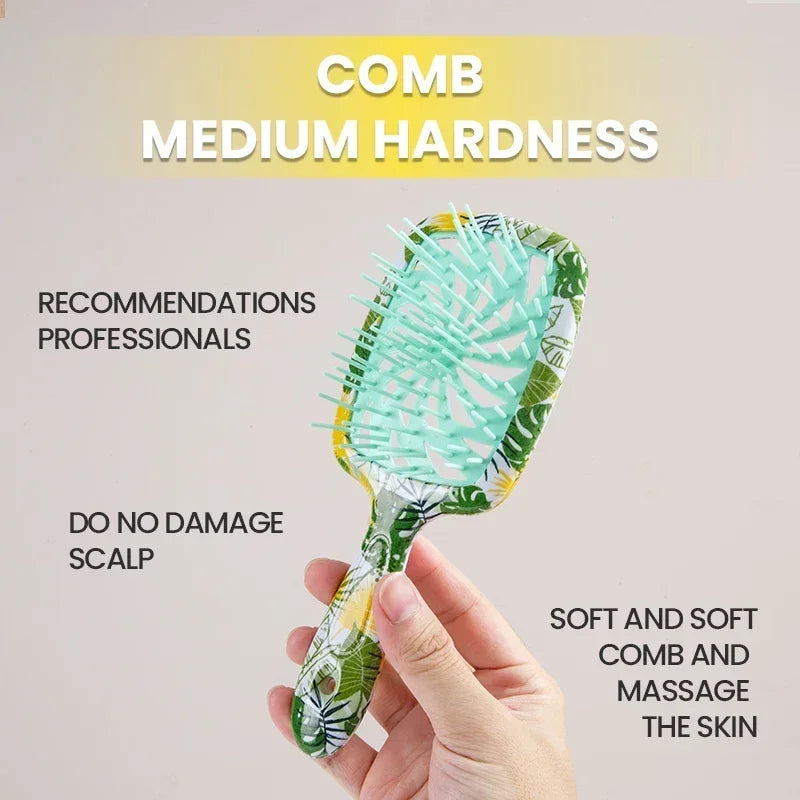 Vented Detangling Hairbrush & Scalp Massage Comb | Gift Box Detangling Hairbrush PLUSH