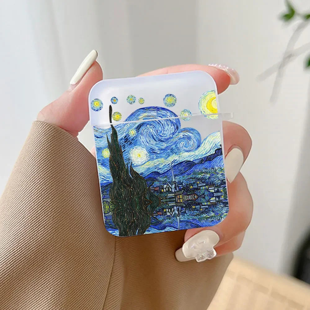 Van Gogh Art AirPods Case Cover – Fits All AirPods Models AirPods Case Cover PLUSH -8 for Airpods 4th