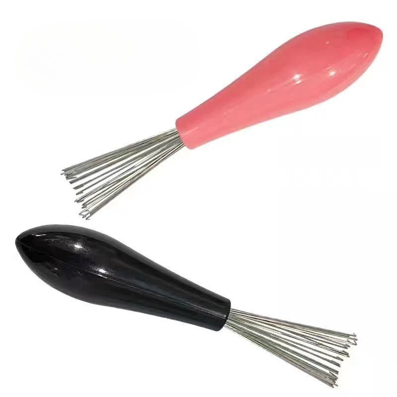 Hair Brush Cleaner Tool – Metal Comb Cleaning Remover Hair Brush Cleaner PLUSH Random color 1Pc