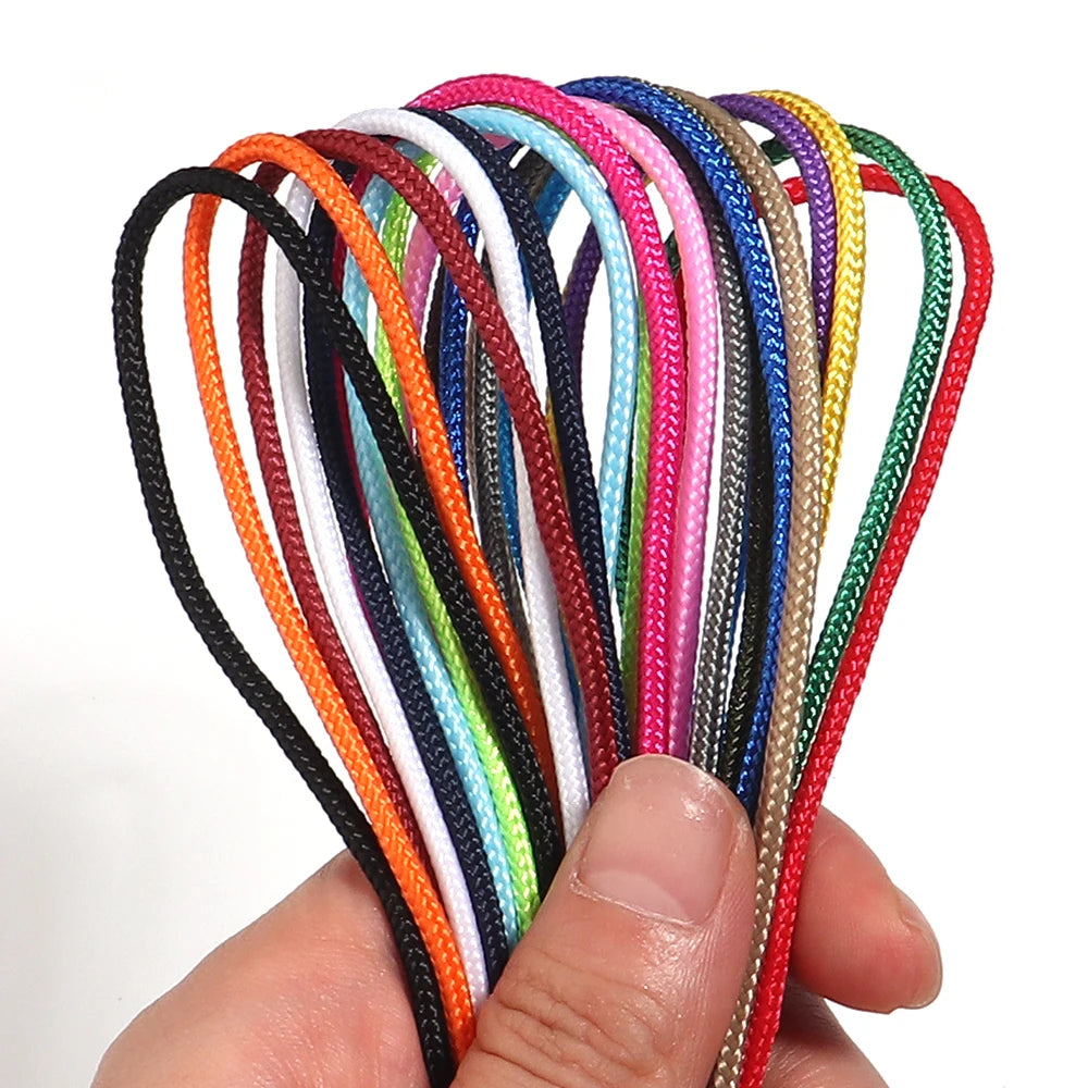 10 Yards 2mm Polyester Braided Rope – DIY Drawstring Cord Braided Craft Cord PLUSH