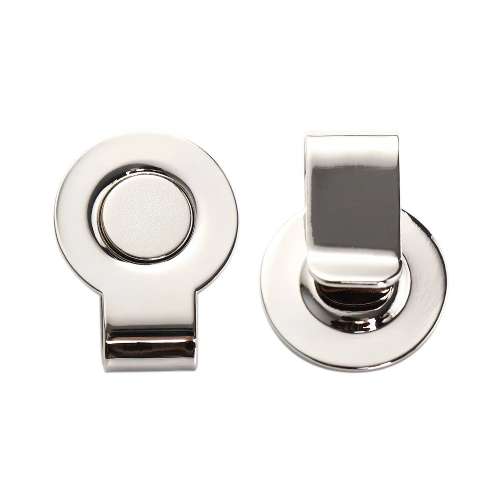 Magnetic Golf Ball Marker & Hat Clip – 20/25mm Metal Cap Clip Golf Ball Marker PLUSH 20cm silver