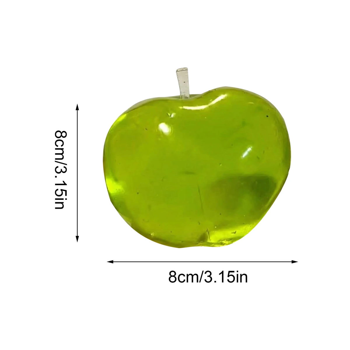 Slow-Rise Squishy Squeeze Fidget Toy – Soft Sensory Ball Fidget Squeeze Toy PLUSH 8cm Green