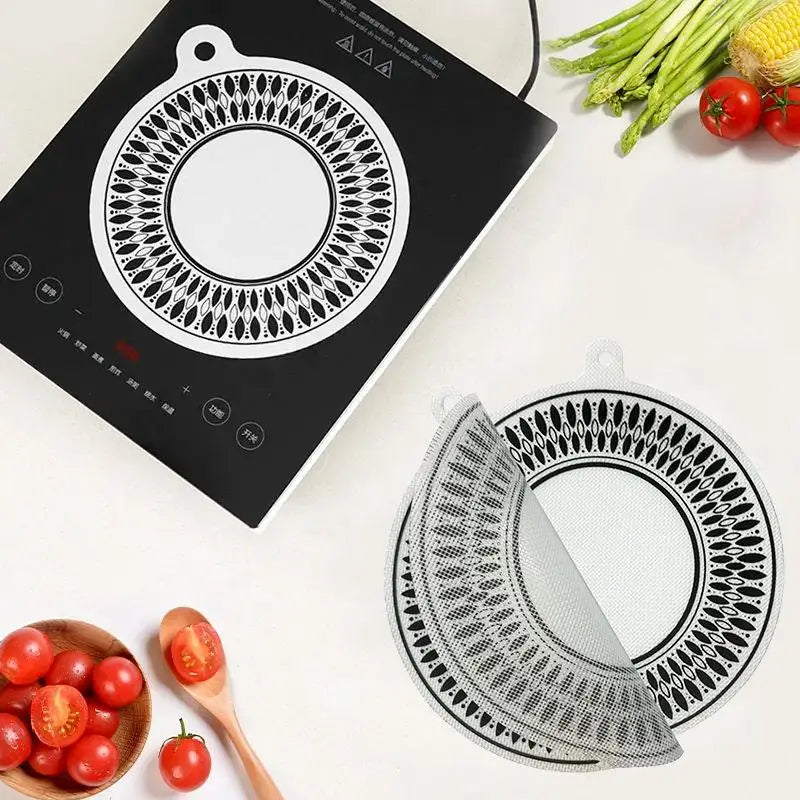 Silicone Induction Cooktop Mat – Scratch Guard Protector Cooktop Protector Mat PLUSH