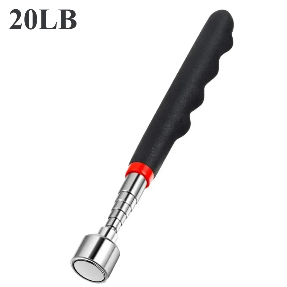 Telescoping Magnetic Pickup Tool – Extendable Magnet Stick Magnetic Pickup Tool PLUSH 20LB Black