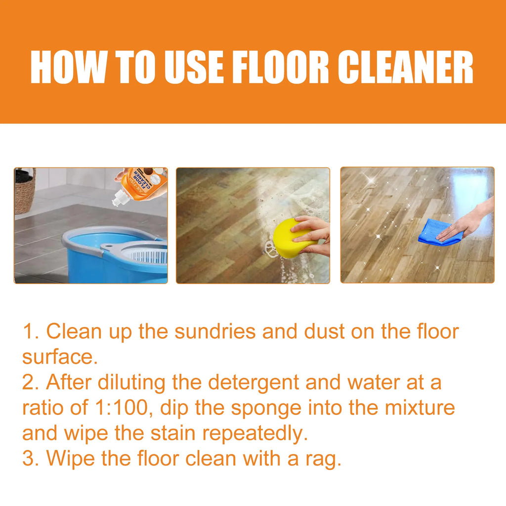 Jue-Fish Multi-Surface Floor Cleaner Kit – Tile & Wood Floor Cleaner Kit PLUSH