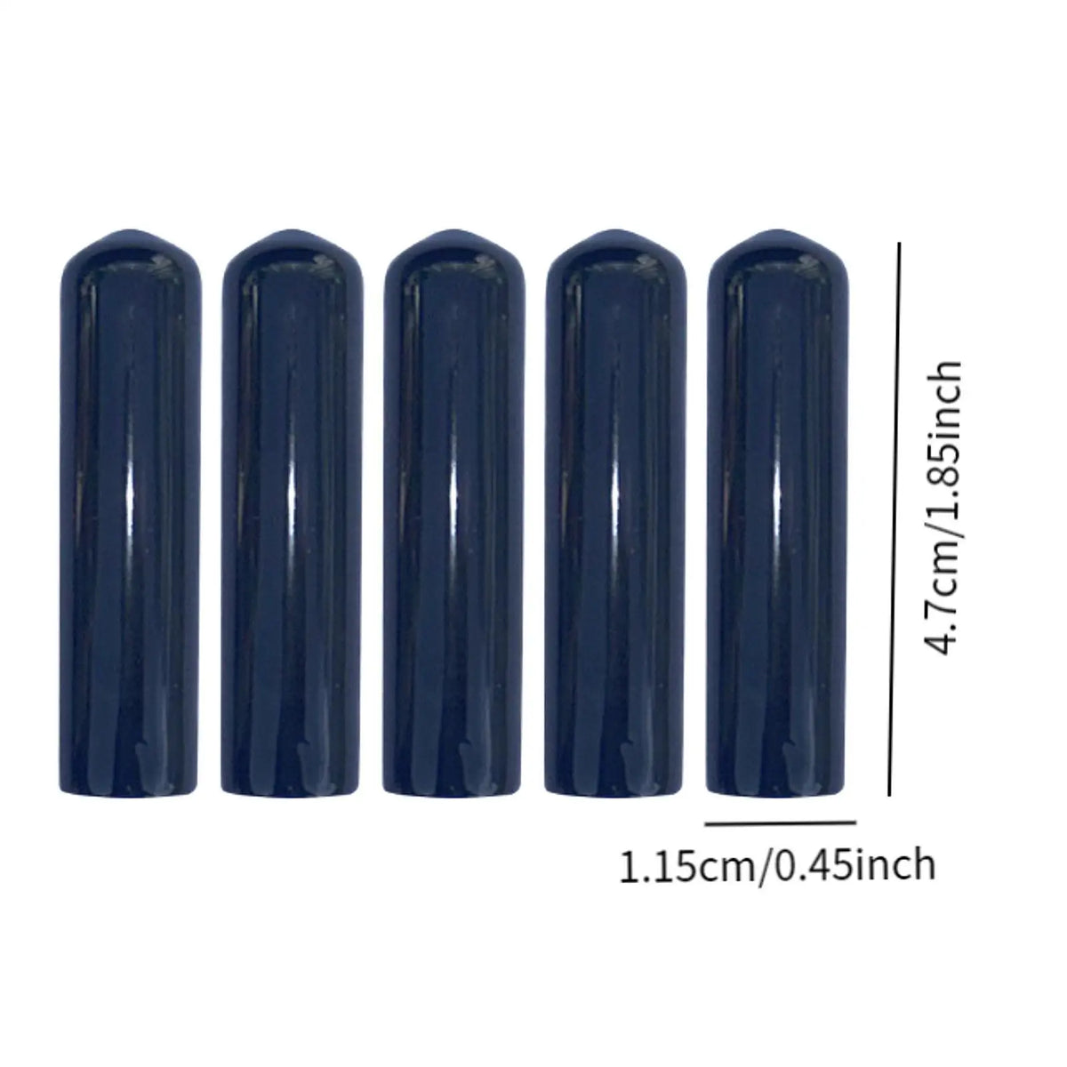 Pool Cue Tip Protectors 11.5mm Soft Caps – 5 Pack | Tooyful Cue Tip Protector PLUSH