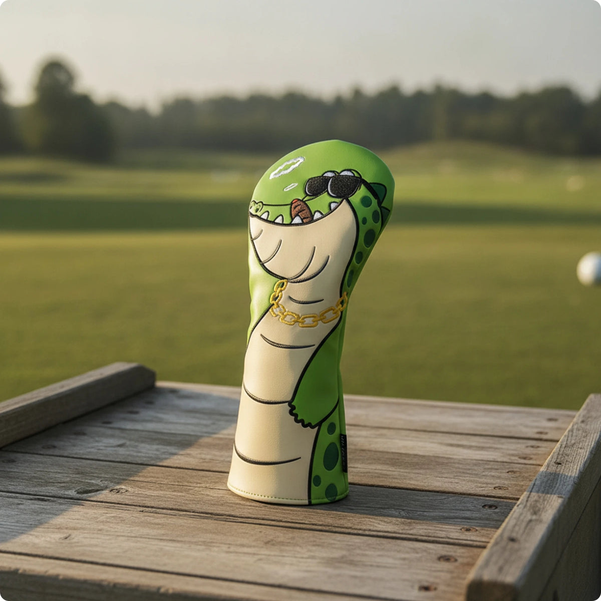 Golf Club Headcover Crocodile Design – Elastic Waterproof PU Golf Club Headcover PLUSH Driver