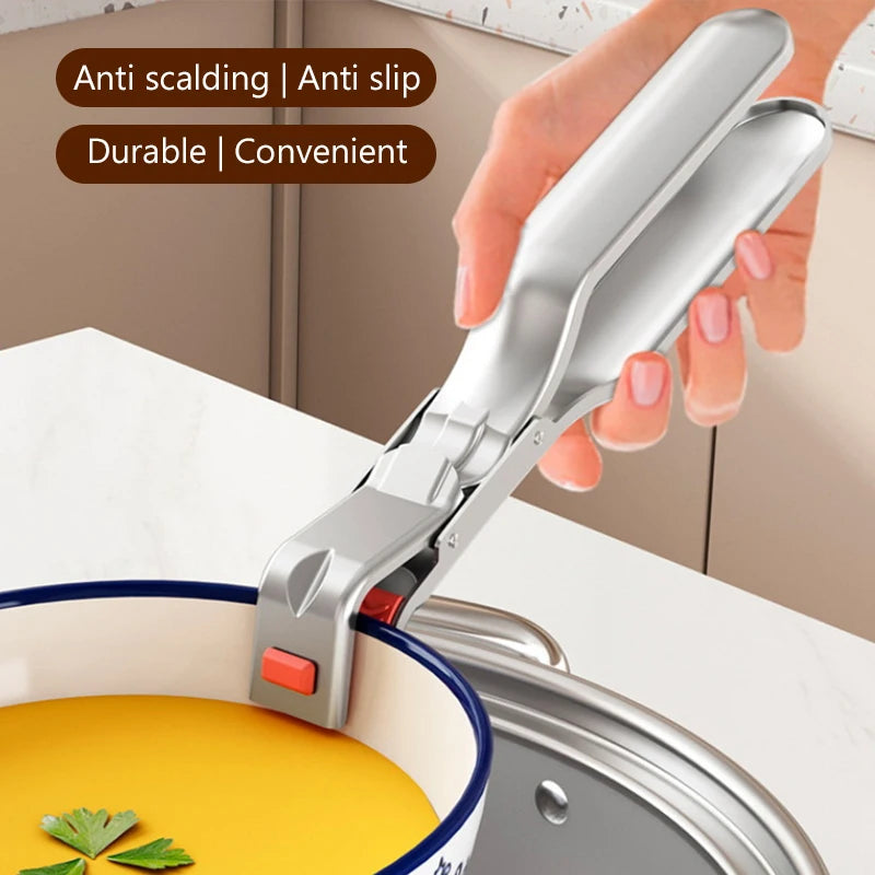Heat-Resistant Bowl & Plate Lifter Clamp for Pots & Dishes Kitchen Lifter Clamp PLUSH