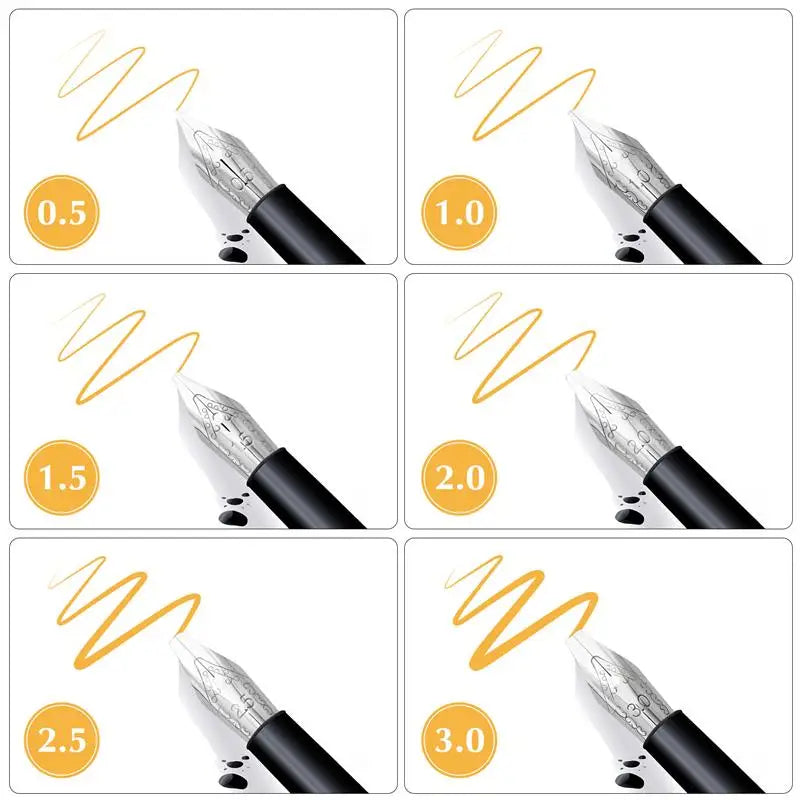30pcs Stainless Steel Dip Pen Nibs – Calligraphy & Writing Set Dip Pen Nibs Set PLUSH