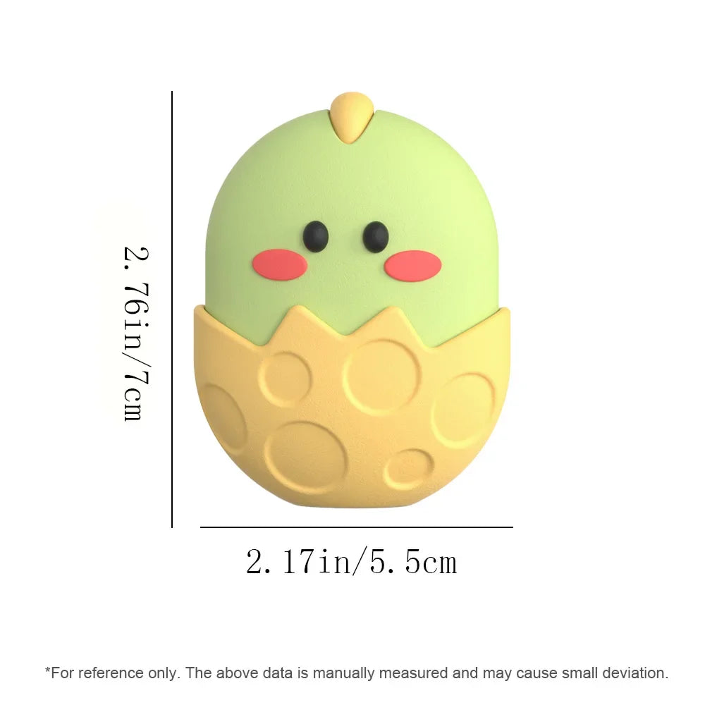 Silicone Face Ice Roller Tray – Facial Massage & Cooling Tool Facial Ice Roller PLUSH Yellow