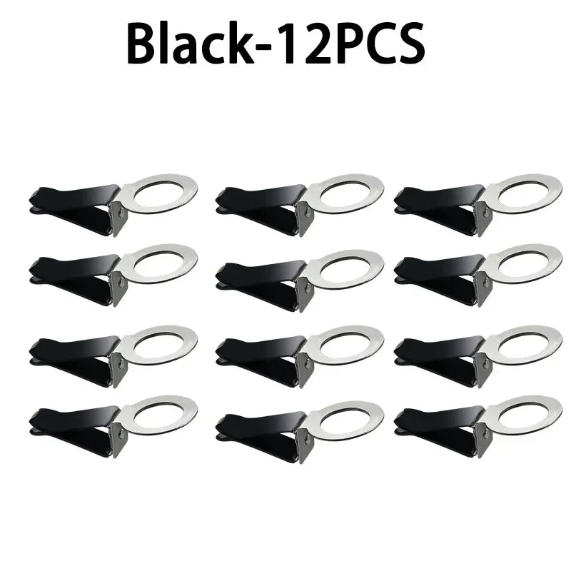 Car Air Vent Aromatherapy Diffuser Clip – 360° Rotation Car Vent Diffuser Clip PLUSH Black-12PCS