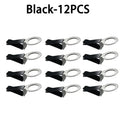 Car Air Vent Aromatherapy Diffuser Clip – 360° Rotation Car Vent Diffuser Clip PLUSH Black-12PCS