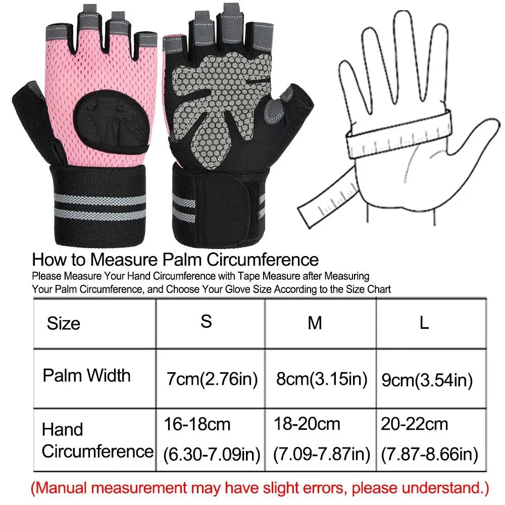 Fingerless Workout Gloves – Anti-Slip Cycling & Gym Gloves Fingerless Cycling Gloves PLUSH