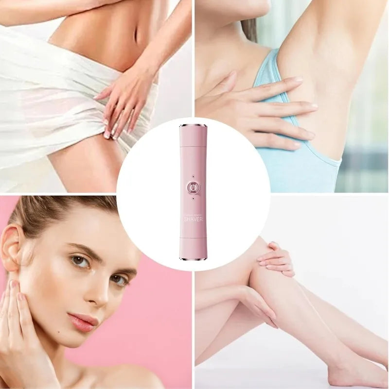Women's 2-in-1 Electric Shaver & Trimmer – USB Rechargeable Women's Electric Shaver PLUSH