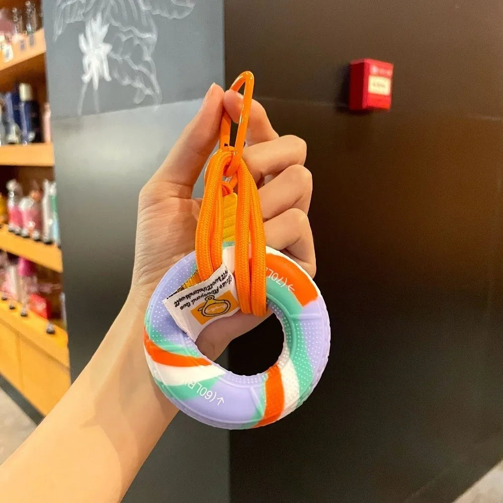 Silicone Hand Grip Trainer Keychain – 6 Colors | Fidget Ring Grip Trainer Keychain PLUSH Colorful