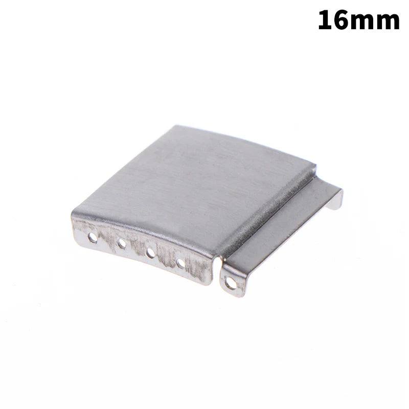 Universal Watch Band Clasp Extender 12–24mm Steel Gold Silver Watch Band Extender PLUSH 16MM Silver
