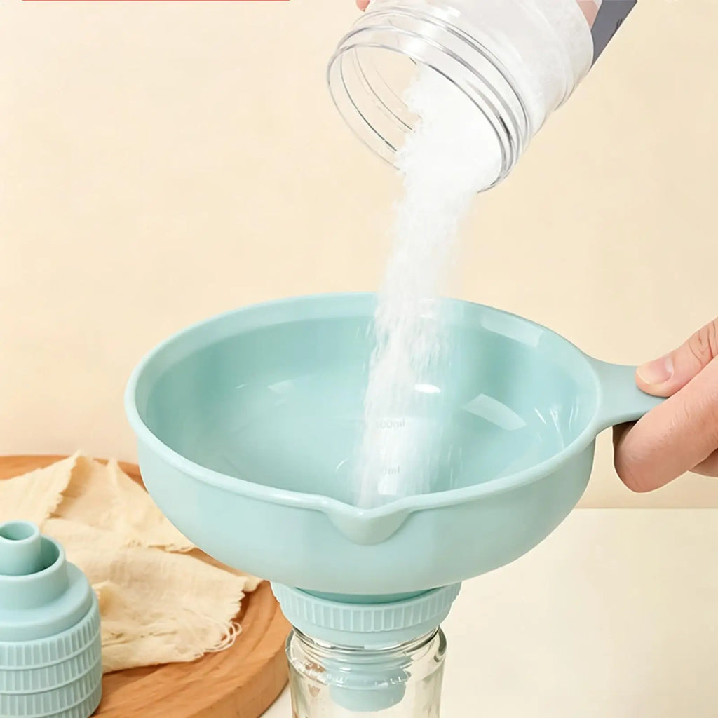 Wide Mouth Canning Funnel Set – 7-Piece Kitchen Jar Funnels Kitchen Funnel Set PLUSH