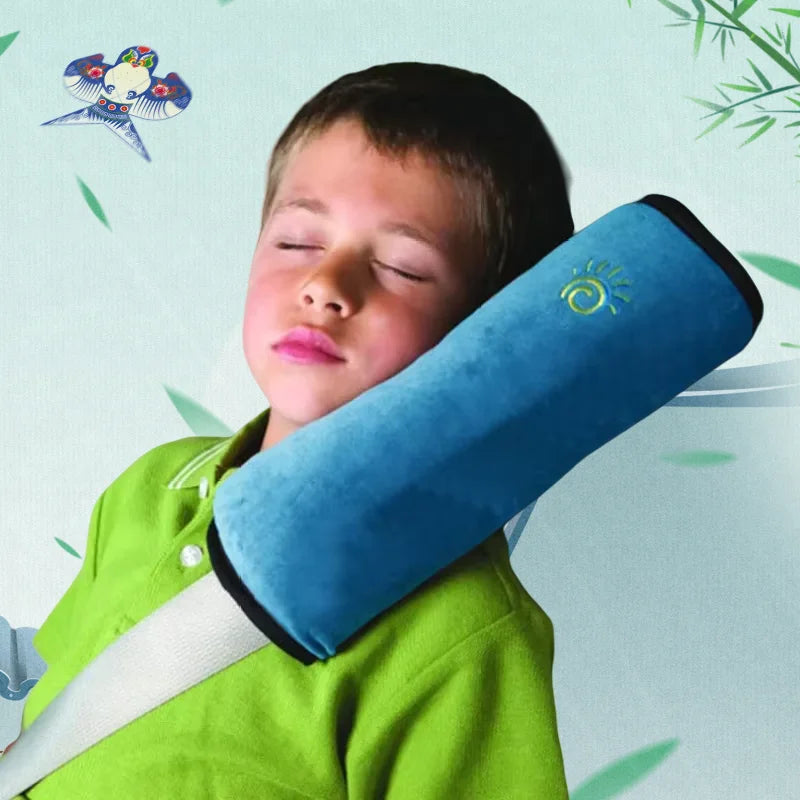 Kids Car Seat Belt Pillow – Plush Shoulder Cushion & Head Support Car Seat Belt Pillow PLUSH