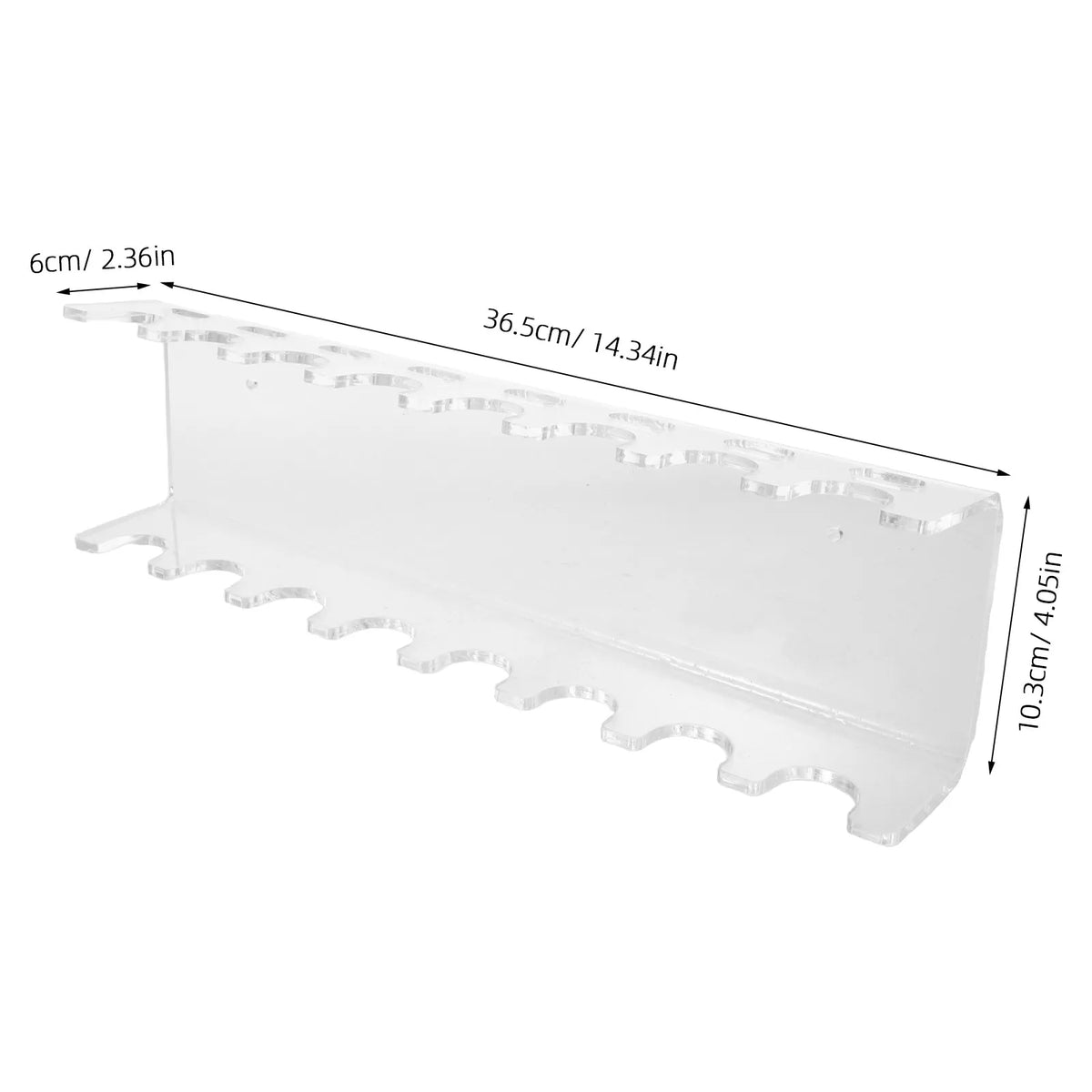 Wall-Mounted Lab Pipette Rack 8-Slot Hanging Organizer Stand Pipette Rack Organizer PLUSH