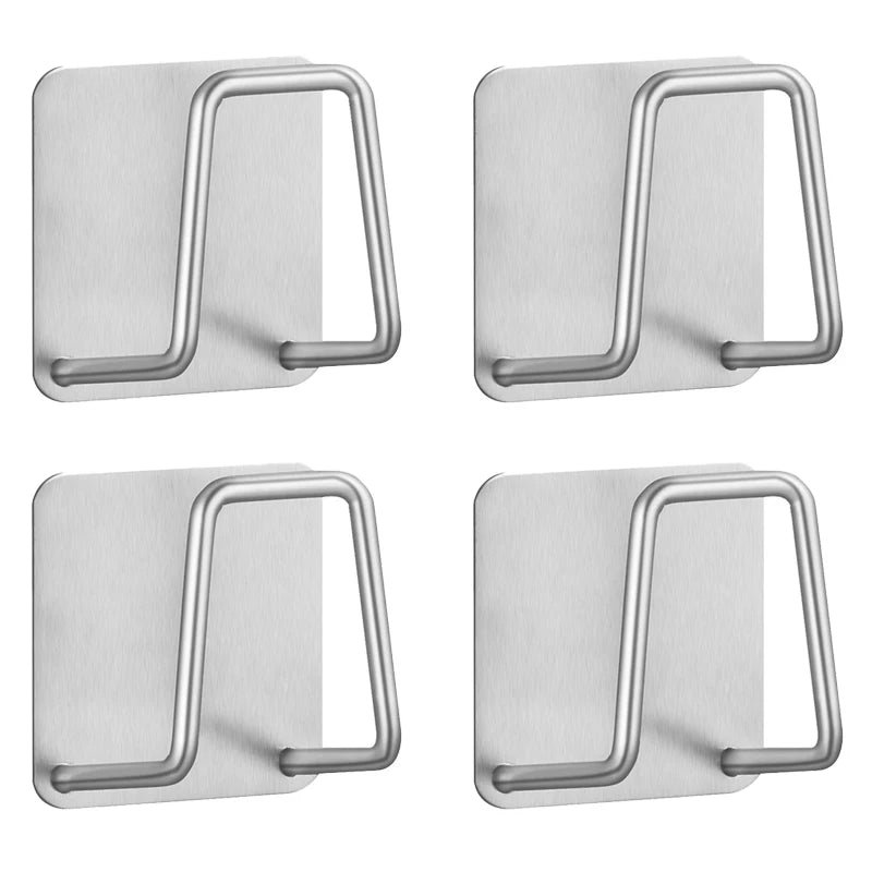 Stainless Steel Sink Sponge Rack – Draining Holder 2/4pcs Sink Sponge Rack PLUSH 4PCS