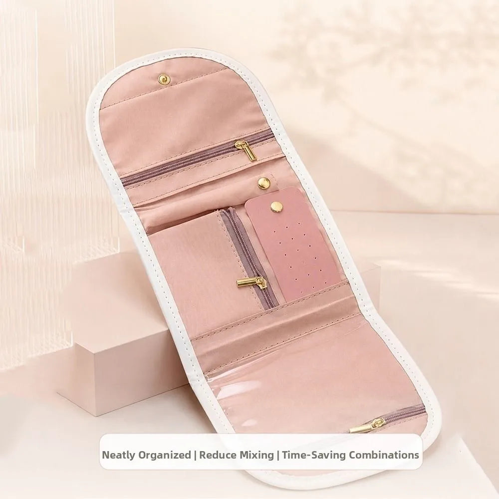 Foldable Anti-Scratch Jewelry Storage Bag with Zipper Jewelry Storage Bag PLUSH