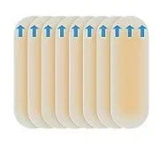 Gel Heel Protector Patches – 5pc Hydrocolloid Blister Pads Heel Blister Pads PLUSH 6 2cm long
