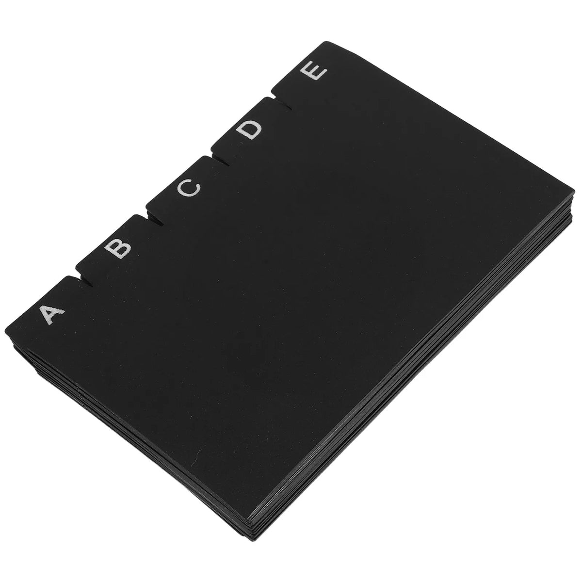 30Pcs Black Plastic Index Card Dividers with Alphabet Tabs Index Card Dividers PLUSH