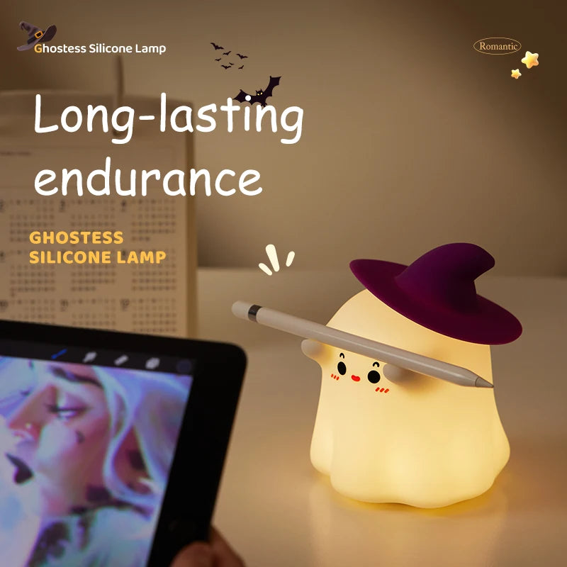 Pumpkin LED Night Light | Jack O Lantern Rechargeable Lamp LED Night Light PLUSH
