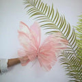 3D Artificial Butterfly Decor 45–50cm | Wedding Photo Prop Artificial Butterfly Decor PLUSH Pink