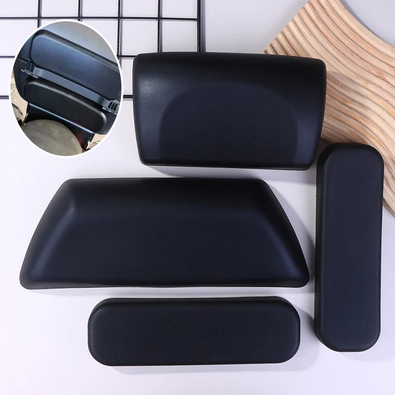 Motorcycle Trunk Backrest – Rear Passenger Tail Box Cushion Motorcycle Backrest PLUSH