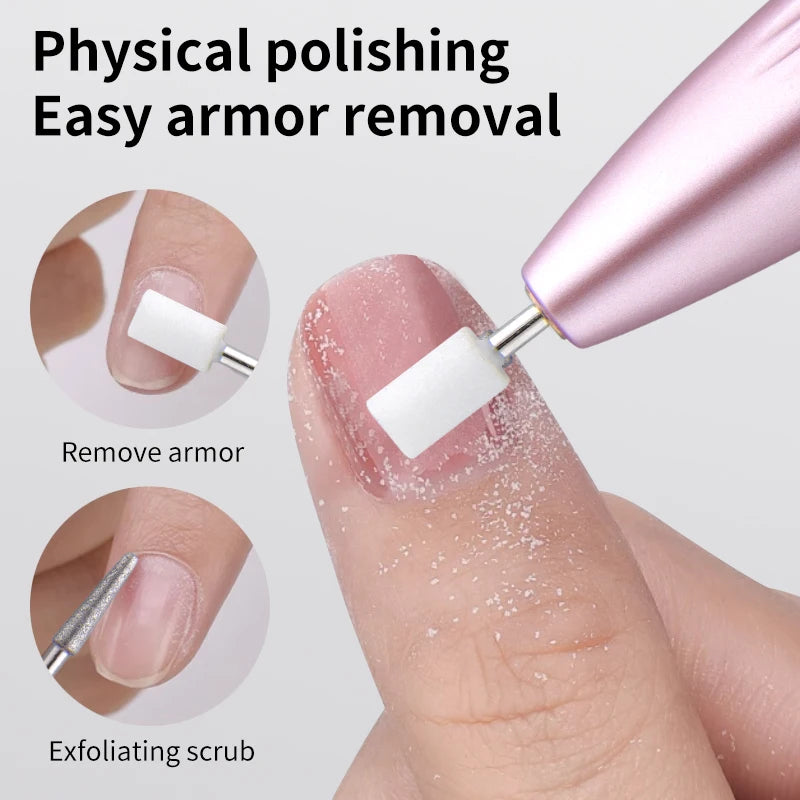 Rechargeable Electric Nail Grinder – Wireless Portable Nail File Electric Nail Grinder PLUSH