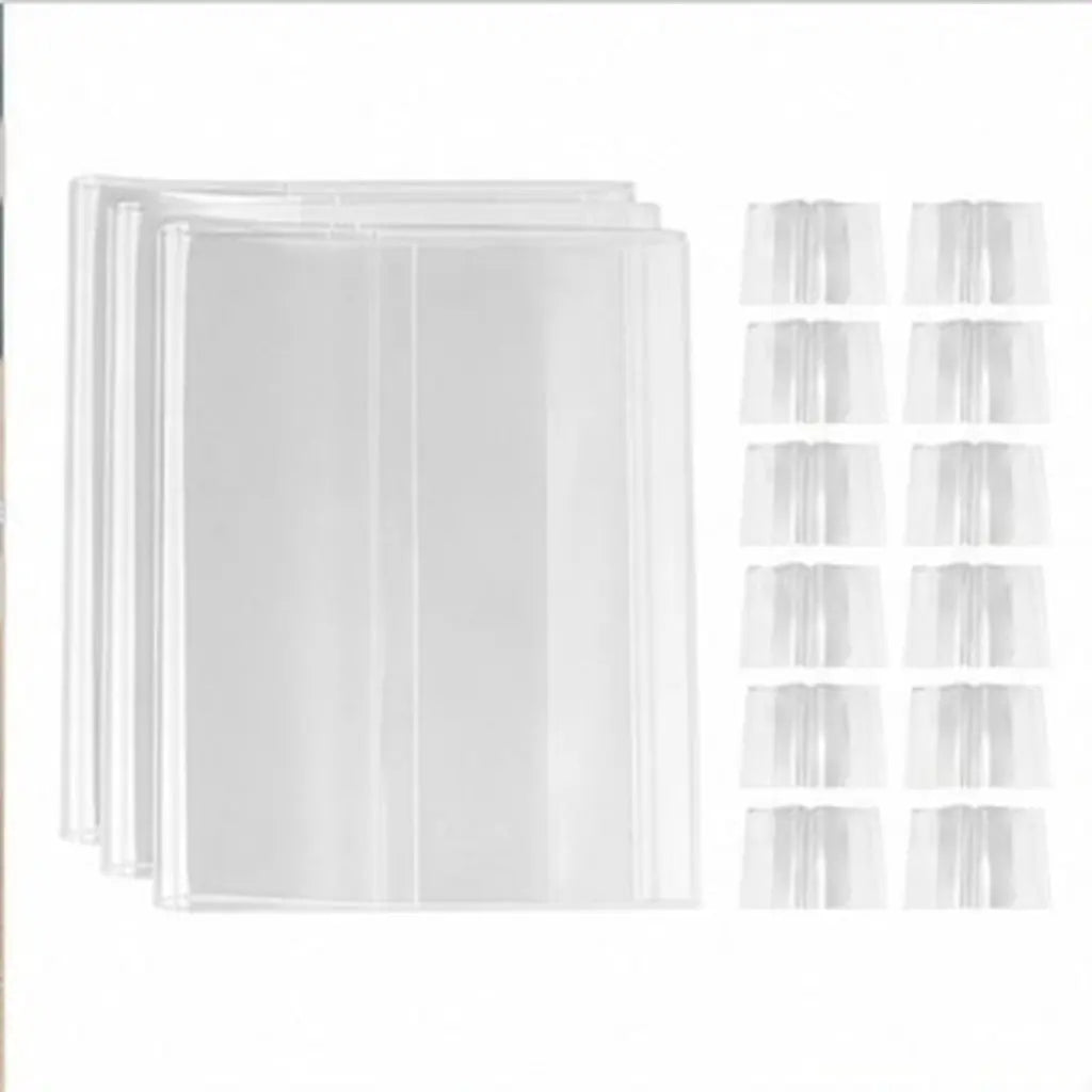 20 Pcs Clear Book Cover Protector Sleeves – Paperbacks & More Book Cover Sleeves PLUSH
