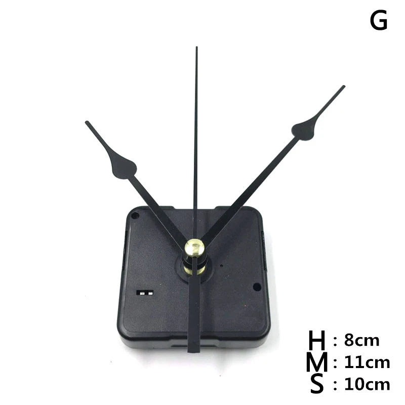 Silent Quartz Clock Movement DIY Kit with Hands – Long Shaft Clock Movement Kit PLUSH G