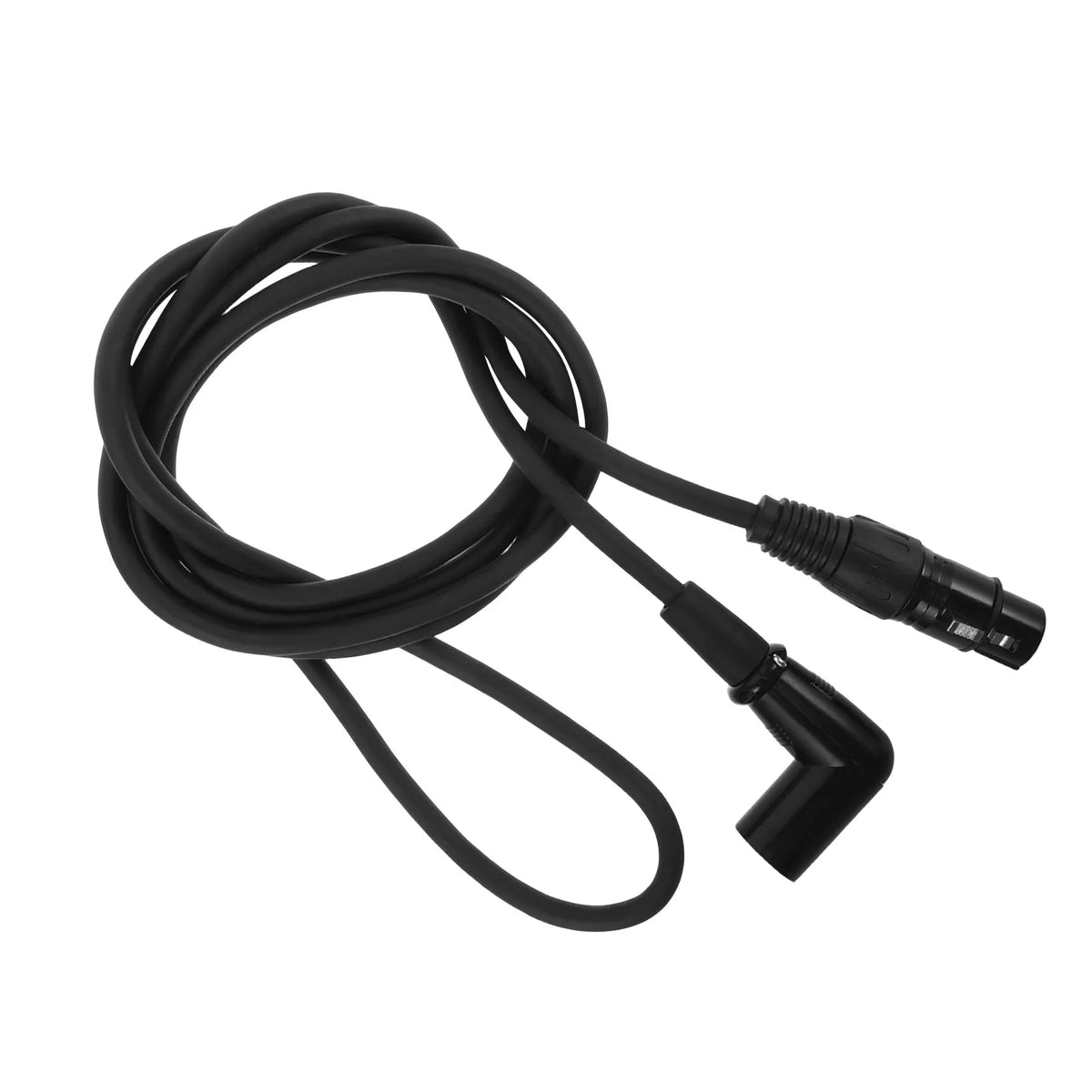 XLR Cable 3-Pin Male to Female 90° Right Angle Dual Shielded XLR Audio Cable PLUSH Default Title