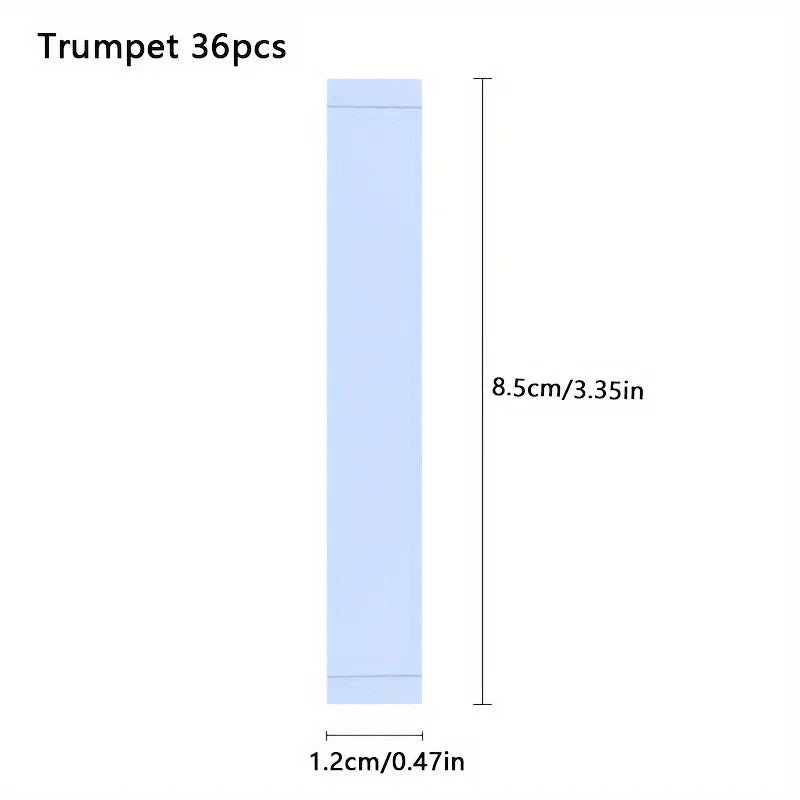 36pcs Invisible Double-Sided Fashion Tape for Clothing & Bra Fashion Clothing Tape PLUSH 1.2cm x 8.5cm-36 Pcs