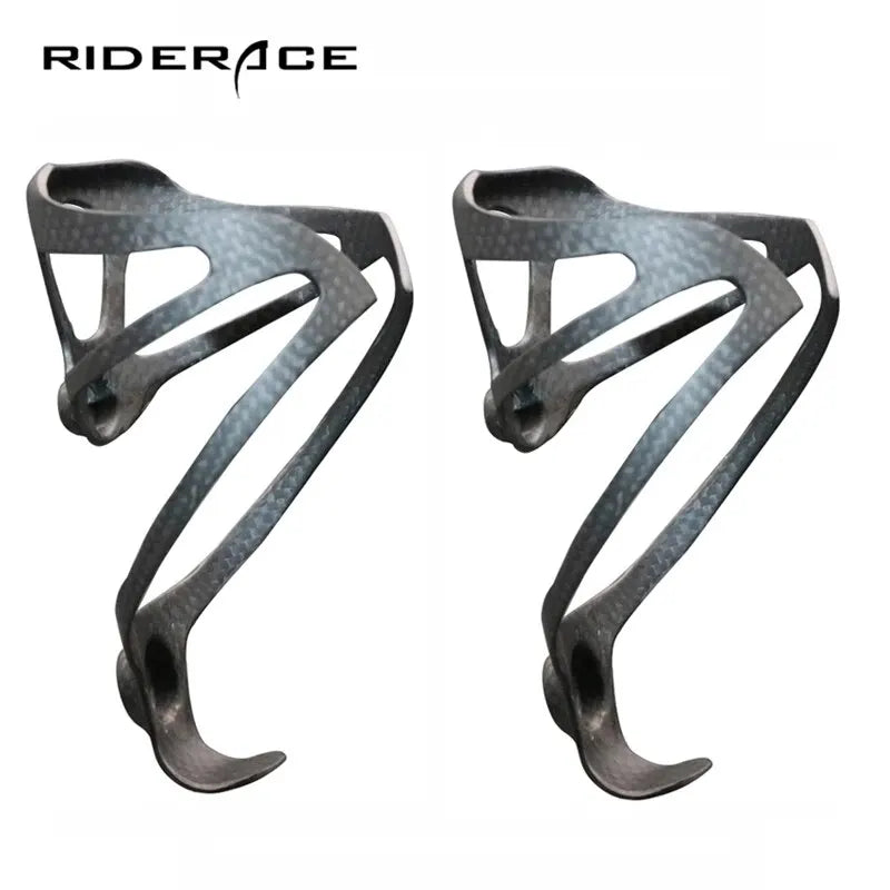 2PCS 3K Carbon Fiber Bike Bottle Cage – Ultra Light 18g Bike Bottle Cage PLUSH Light Gray