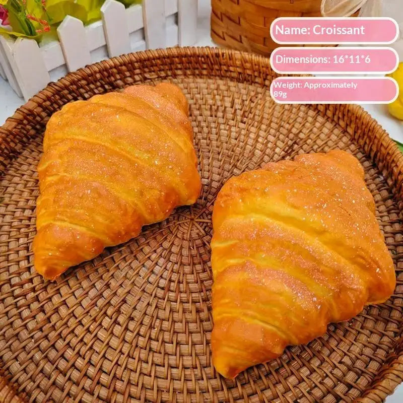Simulation Bread Squeeze Fidget Toy – Squishy Food Novelty