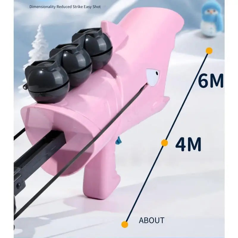 Shark Snowball Launcher Toy – Kids Outdoor Snow Game Gift Snow Launcher Toy PLUSH