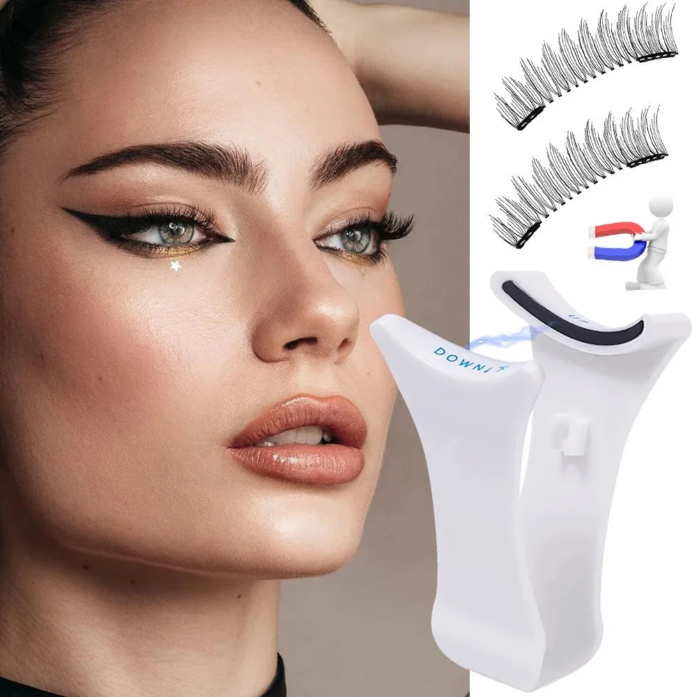 Magnetic Eyelash Applicator Clip – False Lash Tweezer Tool Eyelash Applicator Tool PLUSH