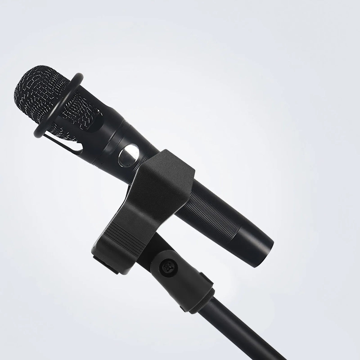 Universal Microphone Clips 6-Pack | Plastic Mic Holders for Stands Microphone Clip Holder PLUSH