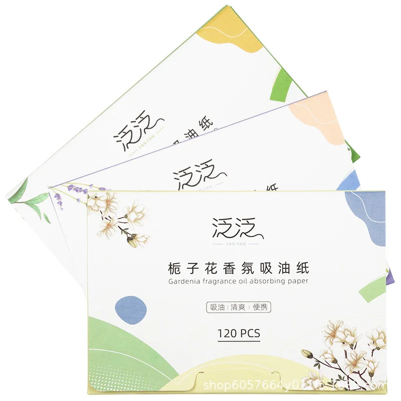 Rose Green Tea Oil Control Face Blotting Sheets 100–120pcs Face Blotting Sheets PLUSH