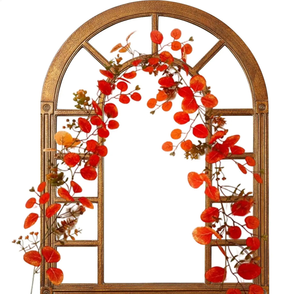 1.8M Artificial Fall Maple Leaf Garland – Autumn Vine Decor Artificial Leaf Garland PLUSH