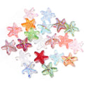 20pcs AB Starfish Glass Spacer Beads – DIY Jewelry Making Glass Spacer Beads PLUSH mixed