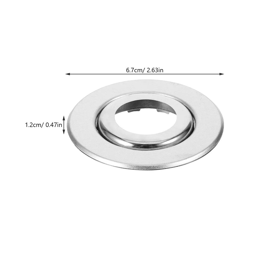 5-Pack Stainless Steel Fire Sprinkler Decorative Cover Plates Sprinkler Cover Plate PLUSH